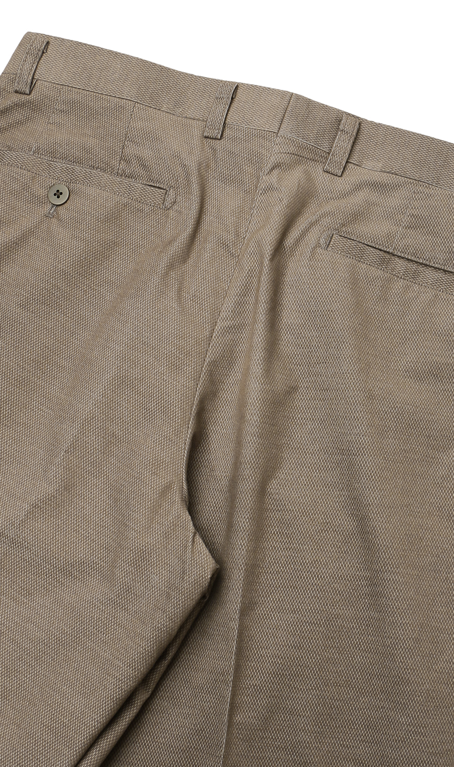 スタンダードスラックス【ワンタック】【綿混】 ベージュ 82cm