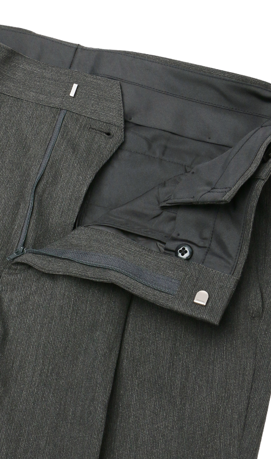 スタンダードスラックス【ワンタック】【Plastics Smart】 グレー 82cm