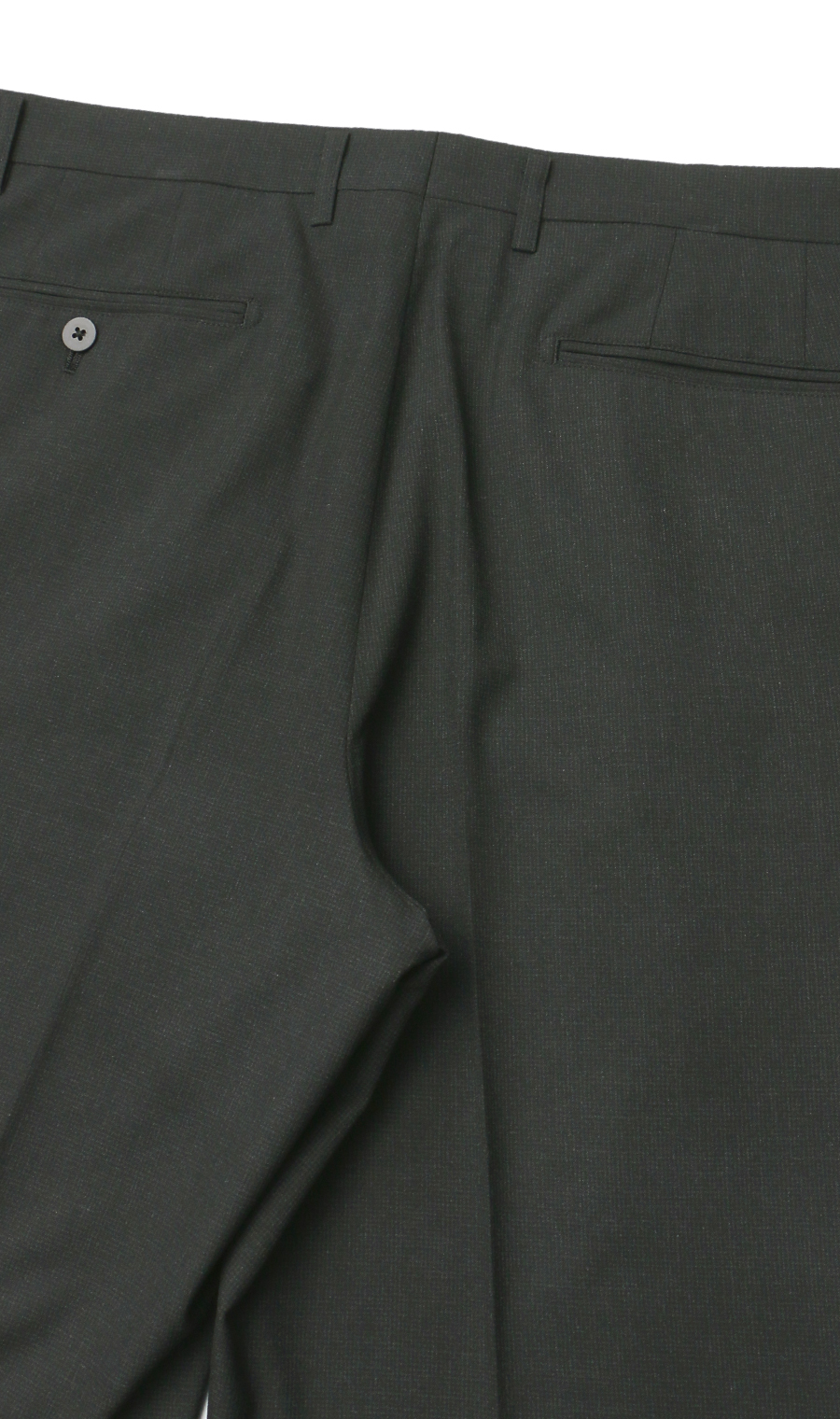 スタンダードスラックス【ワンタック】【＃すごスラ】 チャコール 88cm