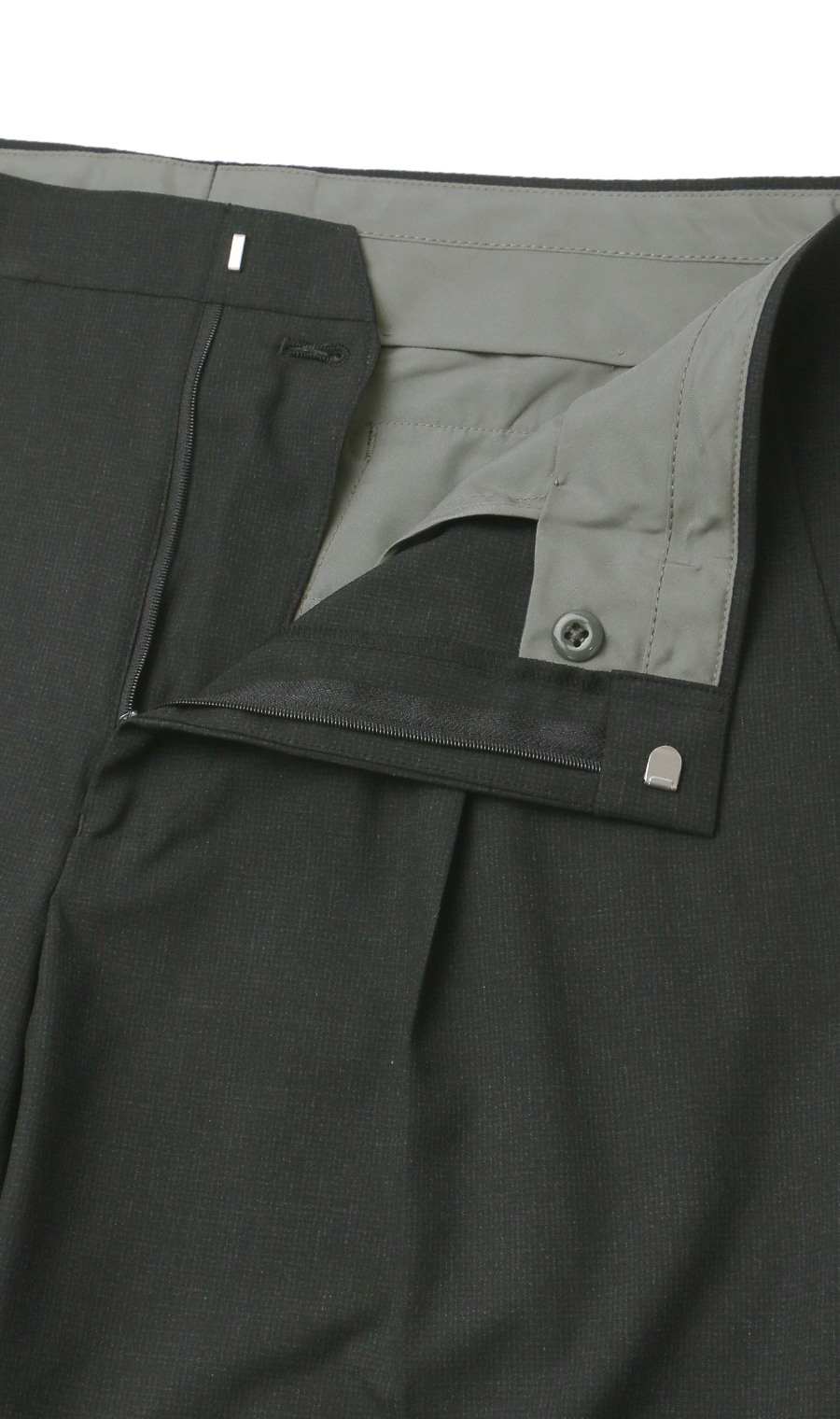 スタンダードスラックス【ワンタック】【＃すごスラ】 チャコール 88cm