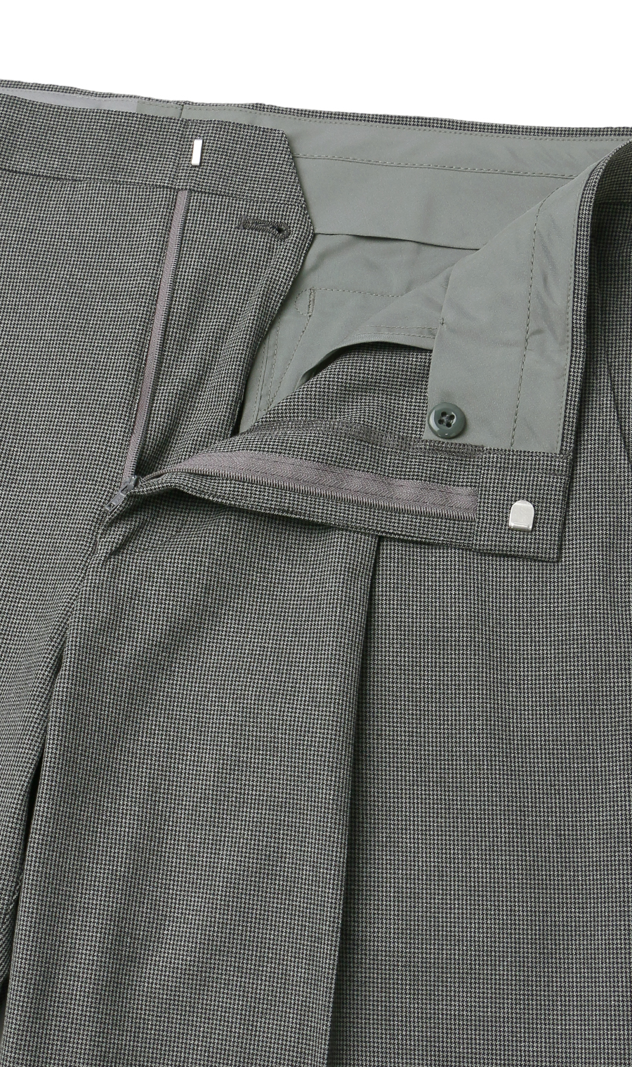 スタンダードスラックス【ワンタック】【＃すごスラ】 ライトグレー 88cm