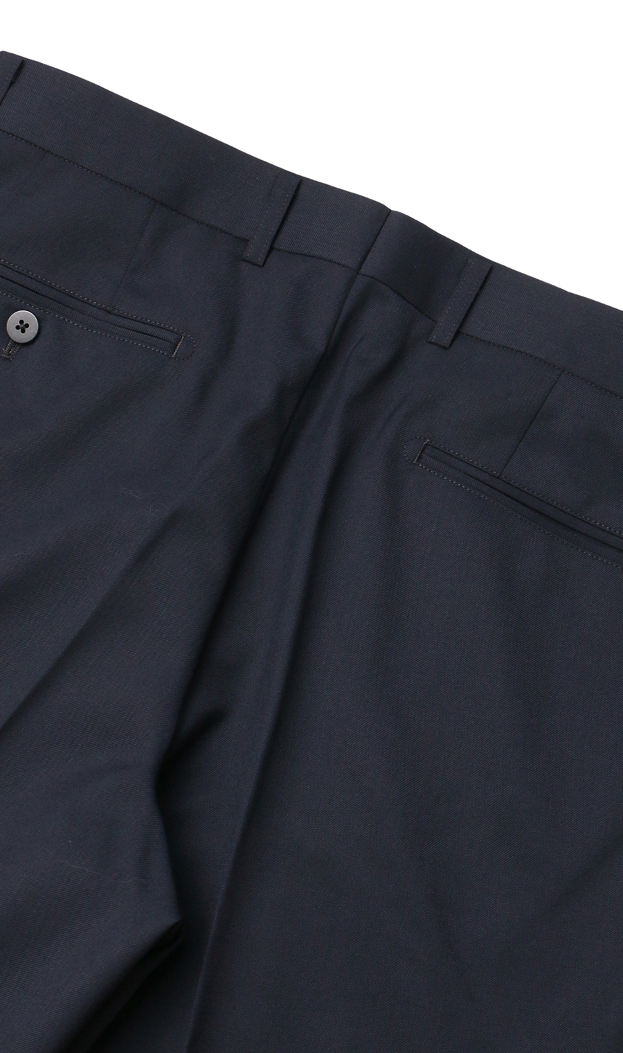 スタンダードスラックス【ワンタック】【Plastics Smart】 ネイビー 73cm