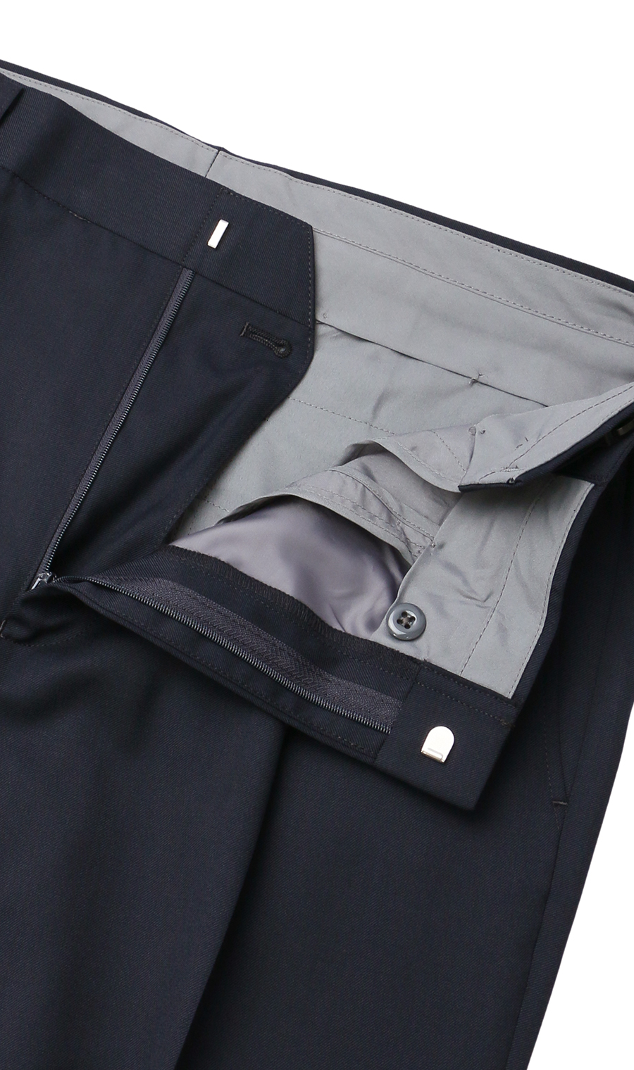 スタンダードスラックス【ワンタック】【Plastics Smart】 ネイビー 73cm