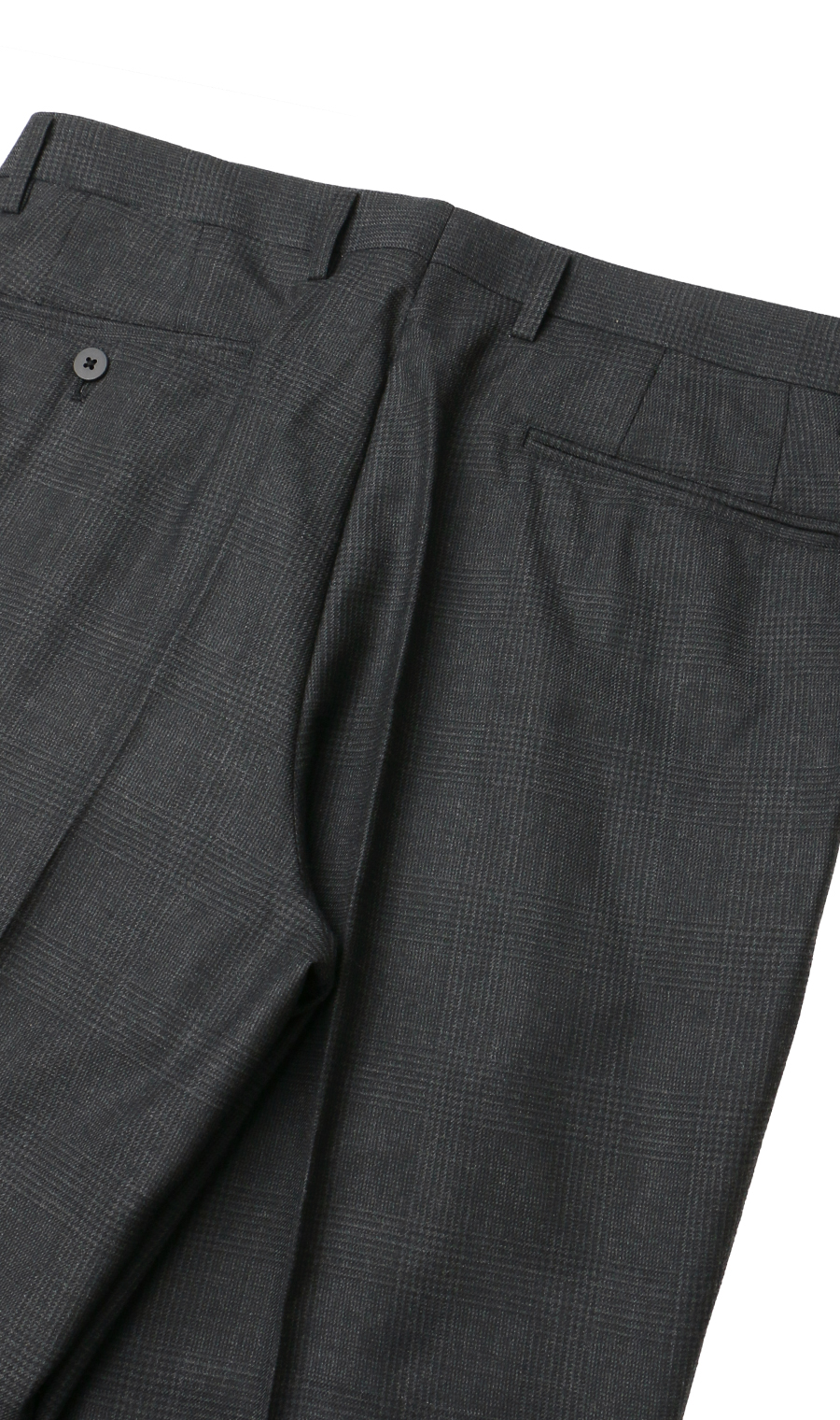 スタンダードスラックス【ワンタック】【Plastics Smart】 チャコール 85cm