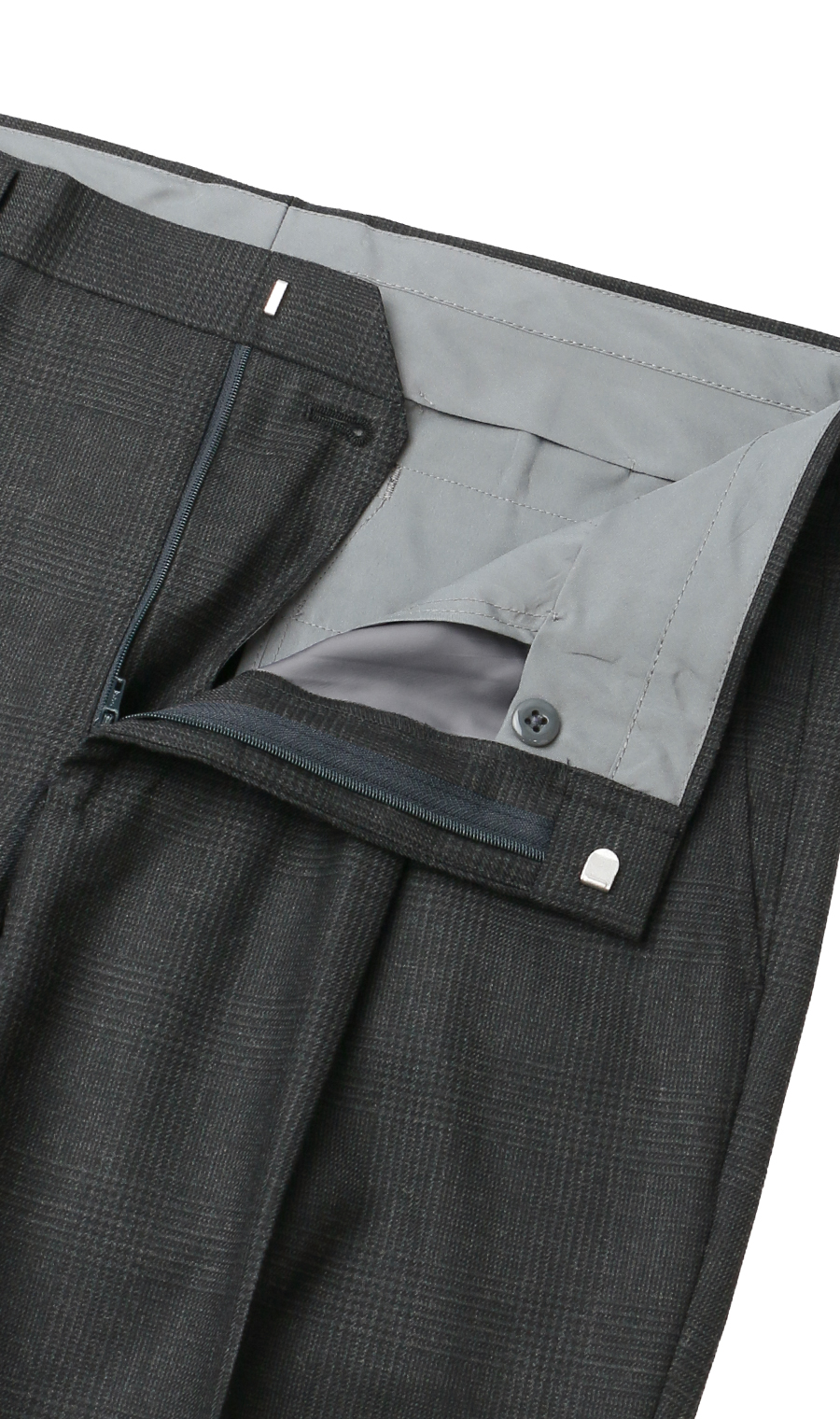 スタンダードスラックス【ワンタック】【Plastics Smart】 チャコール 85cm