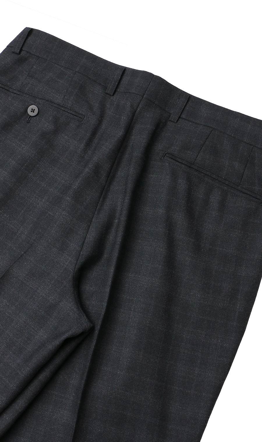 スタンダードスラックス【ワンタック】【Plastics Smart】 チャコール 82cm