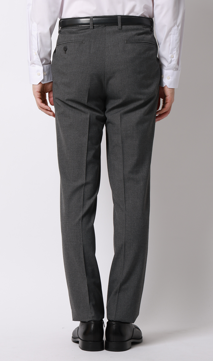 スタンダードスラックス【ワンタック】【＃すごスラ】 グレー 76cm