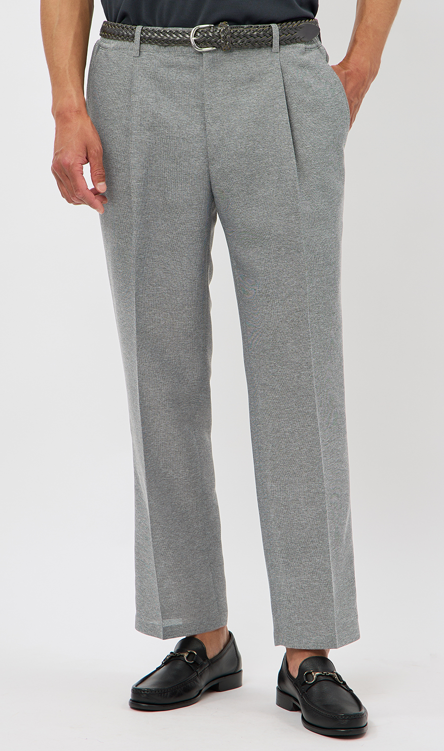 ★美品 XLサイズ★ PT01 グルカスラックス 麻混 CARROT FIT 青 ☆美品 XLサイズ☆ PT01 グルカスラックス 麻混 CARROT FIT 青
