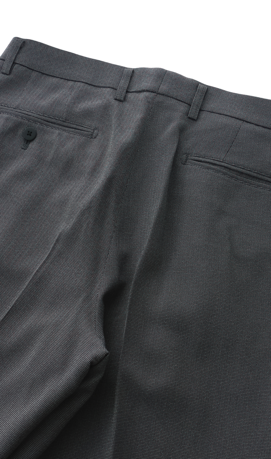 スタンダードスラックス【ワンタック】【清涼】【#すごスラ】 グレー 79cm