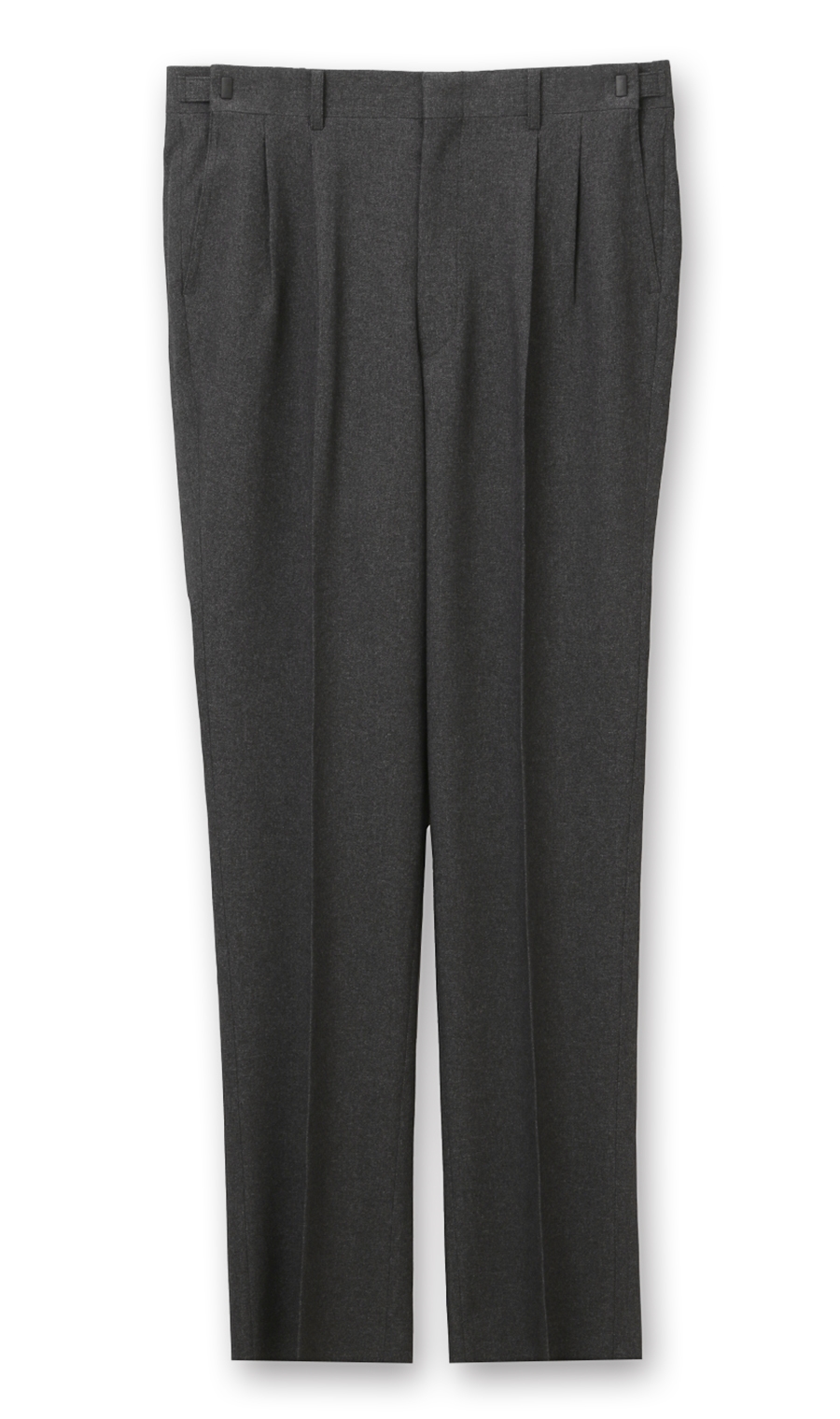 スタンダードスラックス《ツータック》 グレー 85cm