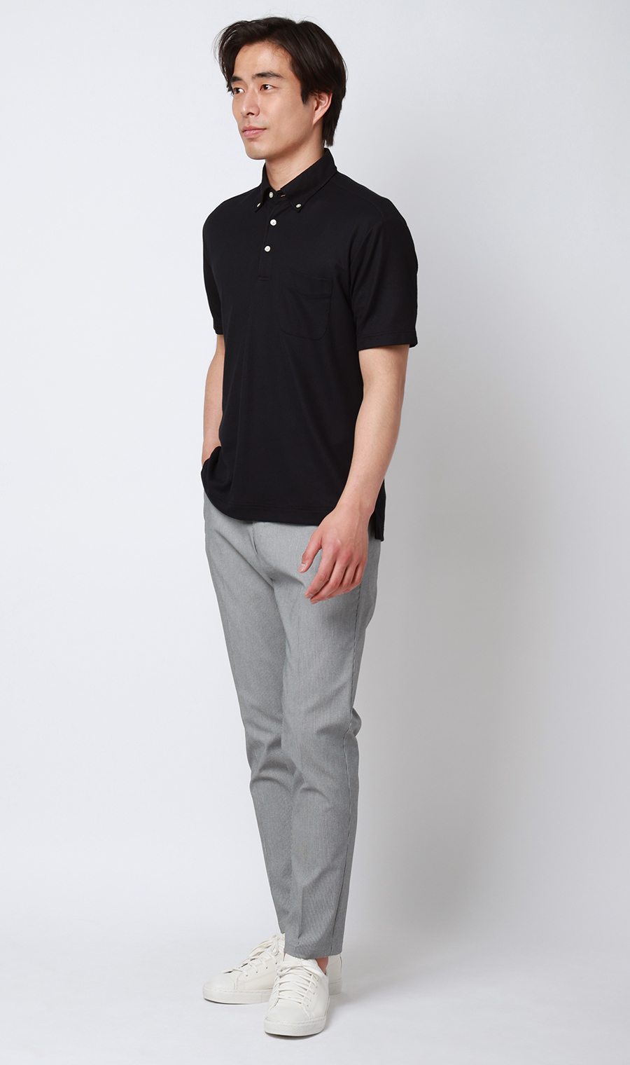 アイスタッチムーブパンツ【涼】【Dynamotion Fit】【裾上げ済み】 グレー 76cm