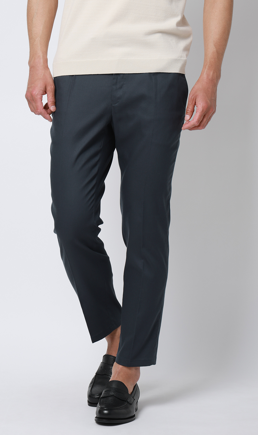 チノパンツ【TOGA MODEL】【TOGA PANTS】【2026年モデル】【 裾上げ済み】 ネイビー 76cm