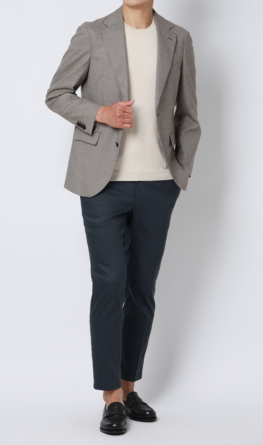 チノパンツ【TOGA MODEL】【TOGA PANTS】【2026年モデル】【 裾上げ済み】 ネイビー 76cm