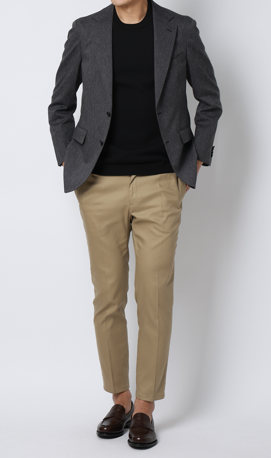 チノパンツ【TOGA MODEL】【TOGA PANTS】【2026年モデル】【 裾上げ済み】 モカ 76cm