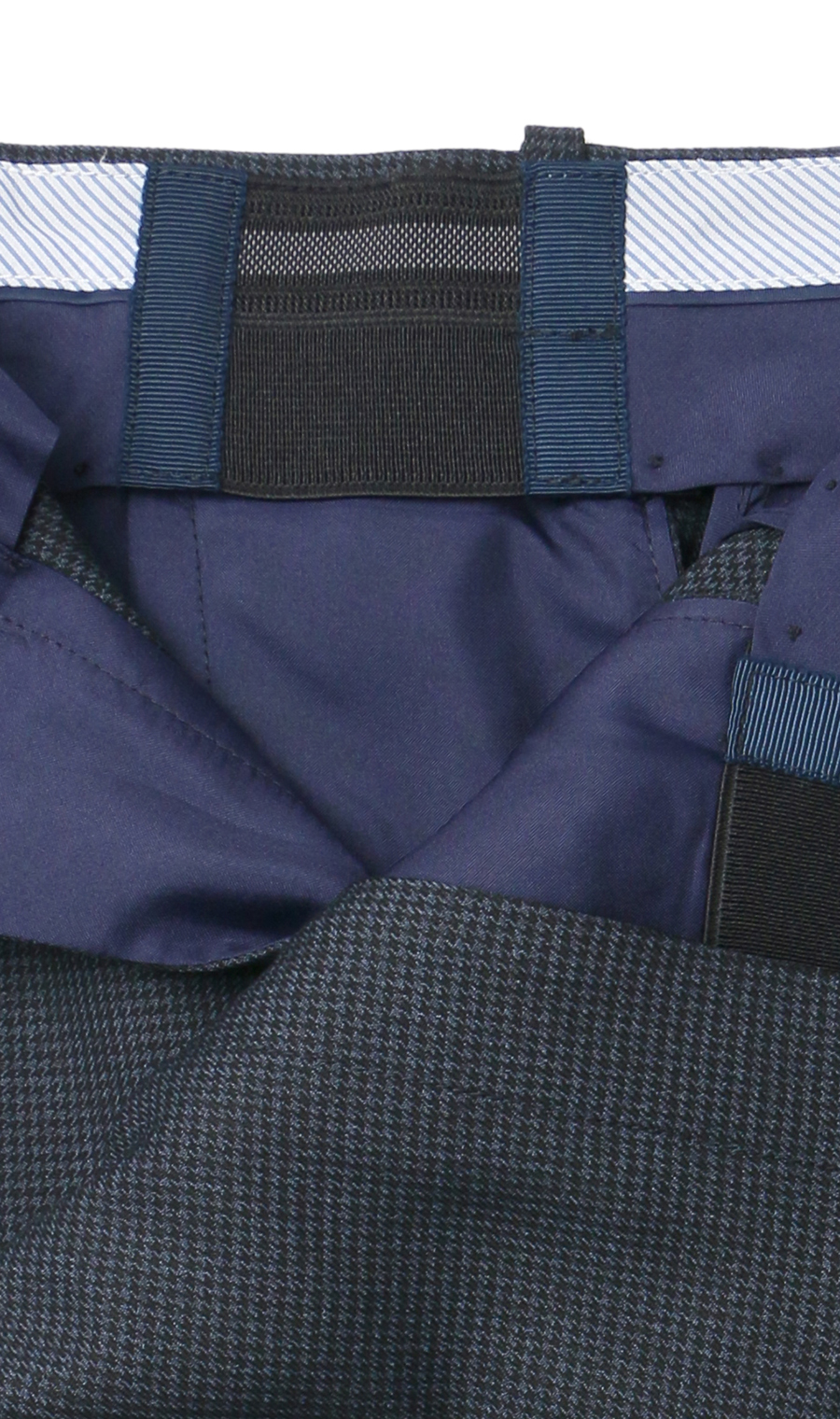 スタイリッシュスラックス【ノータック】 ネイビー 79cm