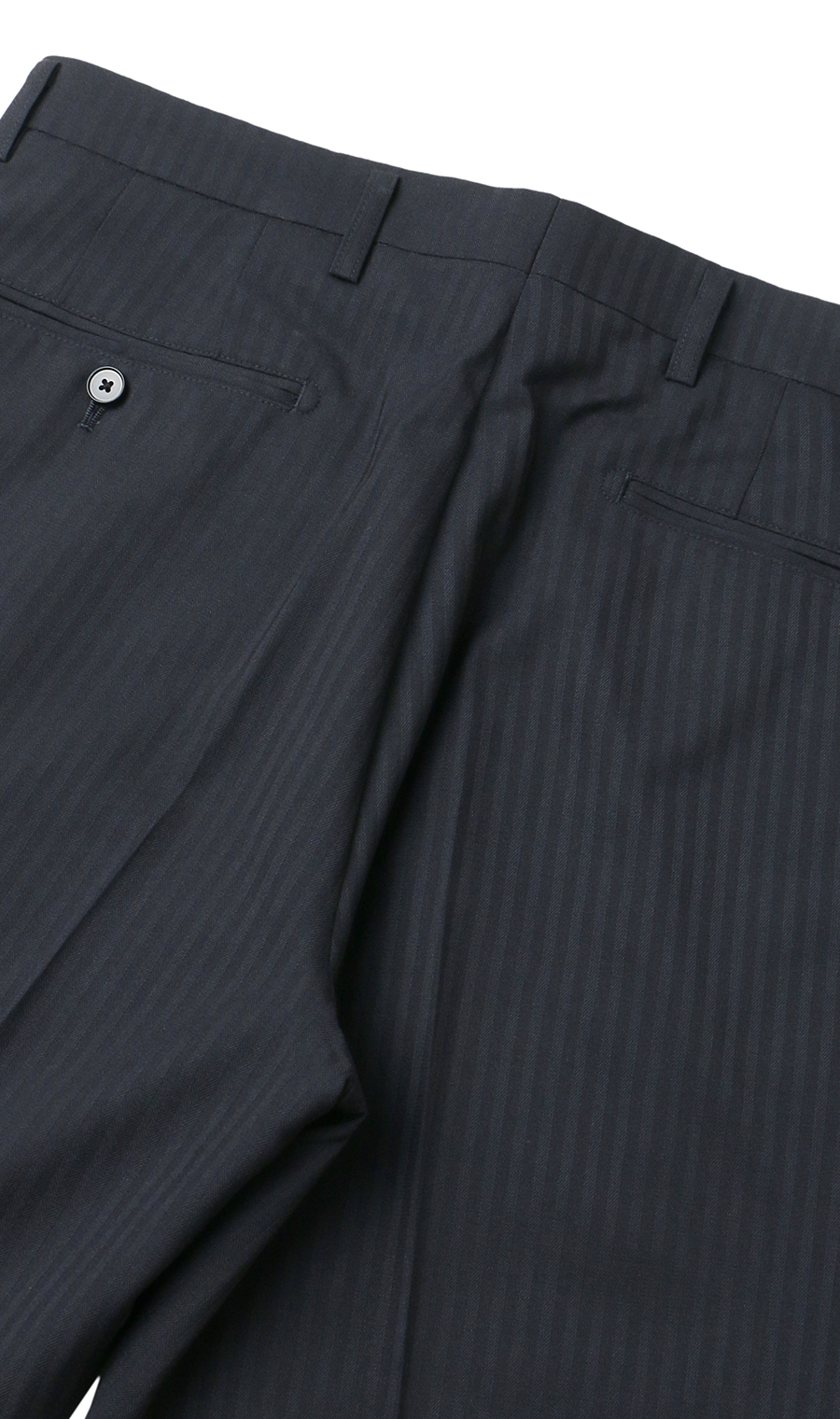 スタイリッシュスラックス【ノータック】【Plastics Smart】 ネイビー 70cm