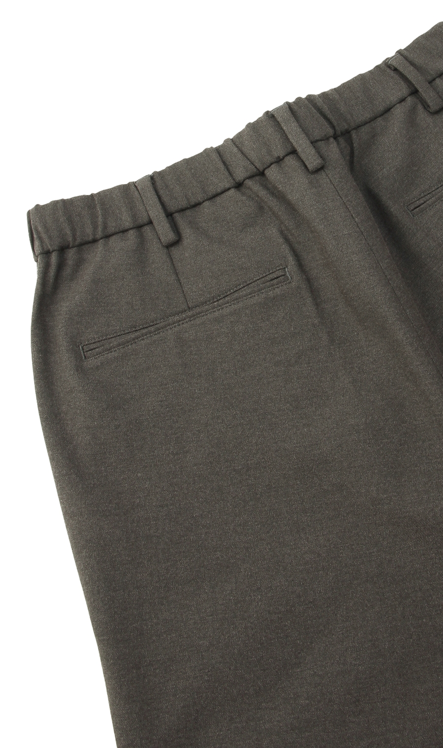 スタイリッシュスラックス《裾上げ済み》《暖パン》《ノータック》《WEB・一部店舗限定》 チャコール LL