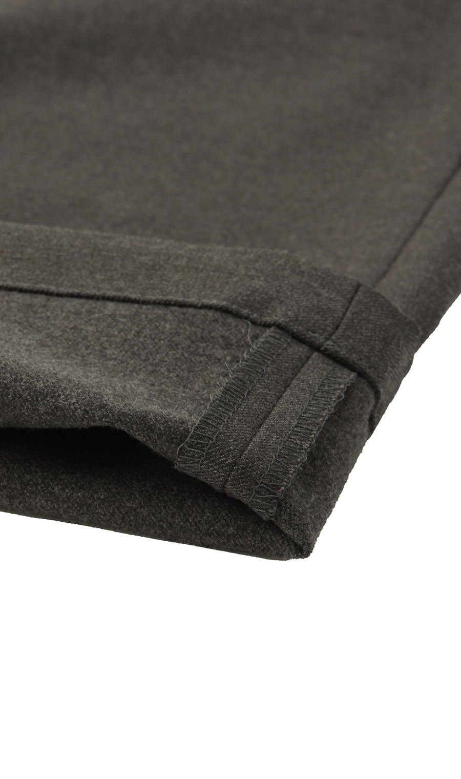 スタイリッシュスラックス《裾上げ済み》《暖パン》《ノータック》《WEB・一部店舗限定》 チャコール LL