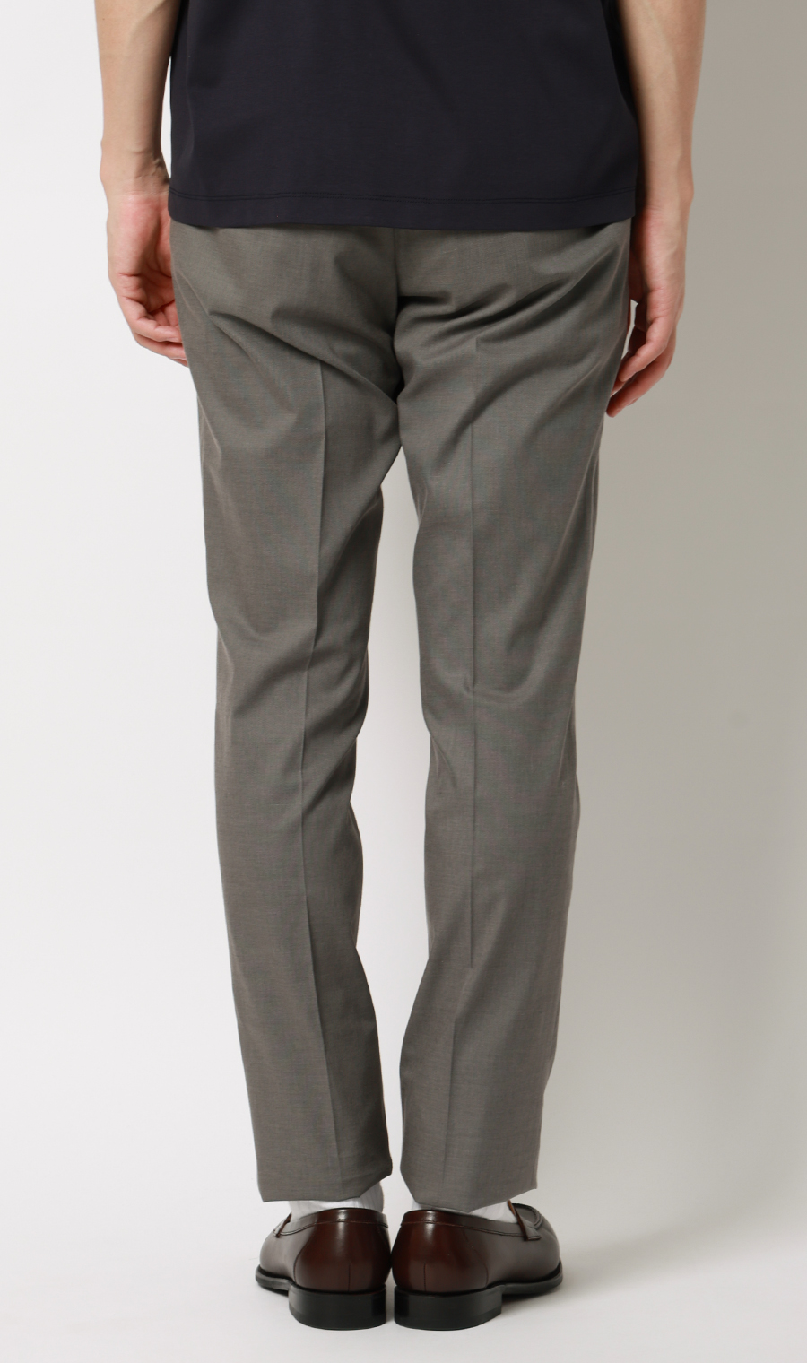 スタイリッシュスラックス【ノータック】【COOLMOTION】 グレー M