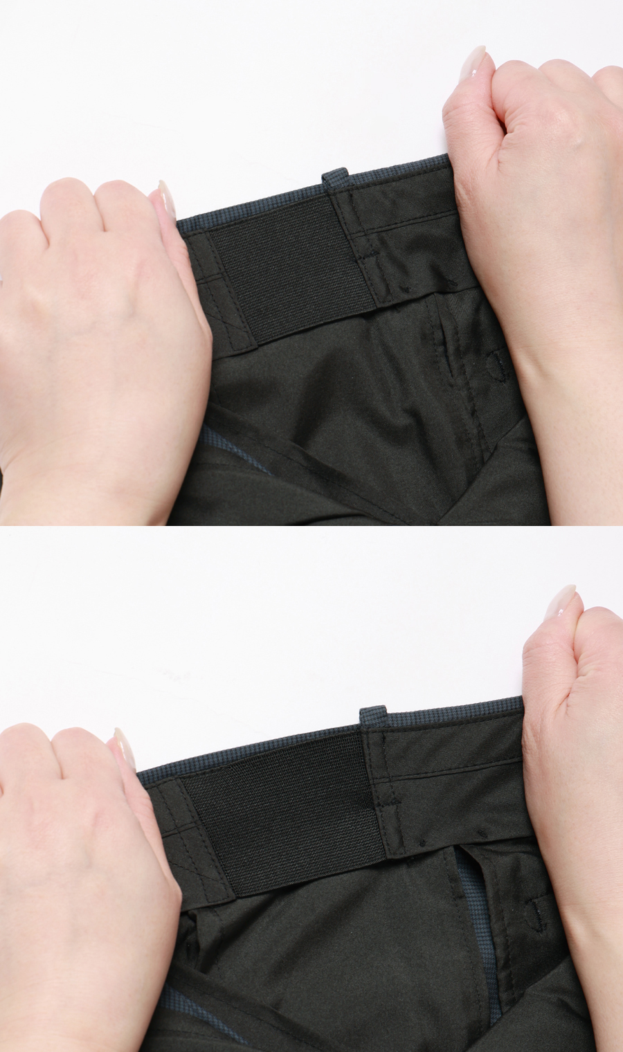 スタイリッシュスラックス【ノータック】【COOLMOTION】 ネイビー S