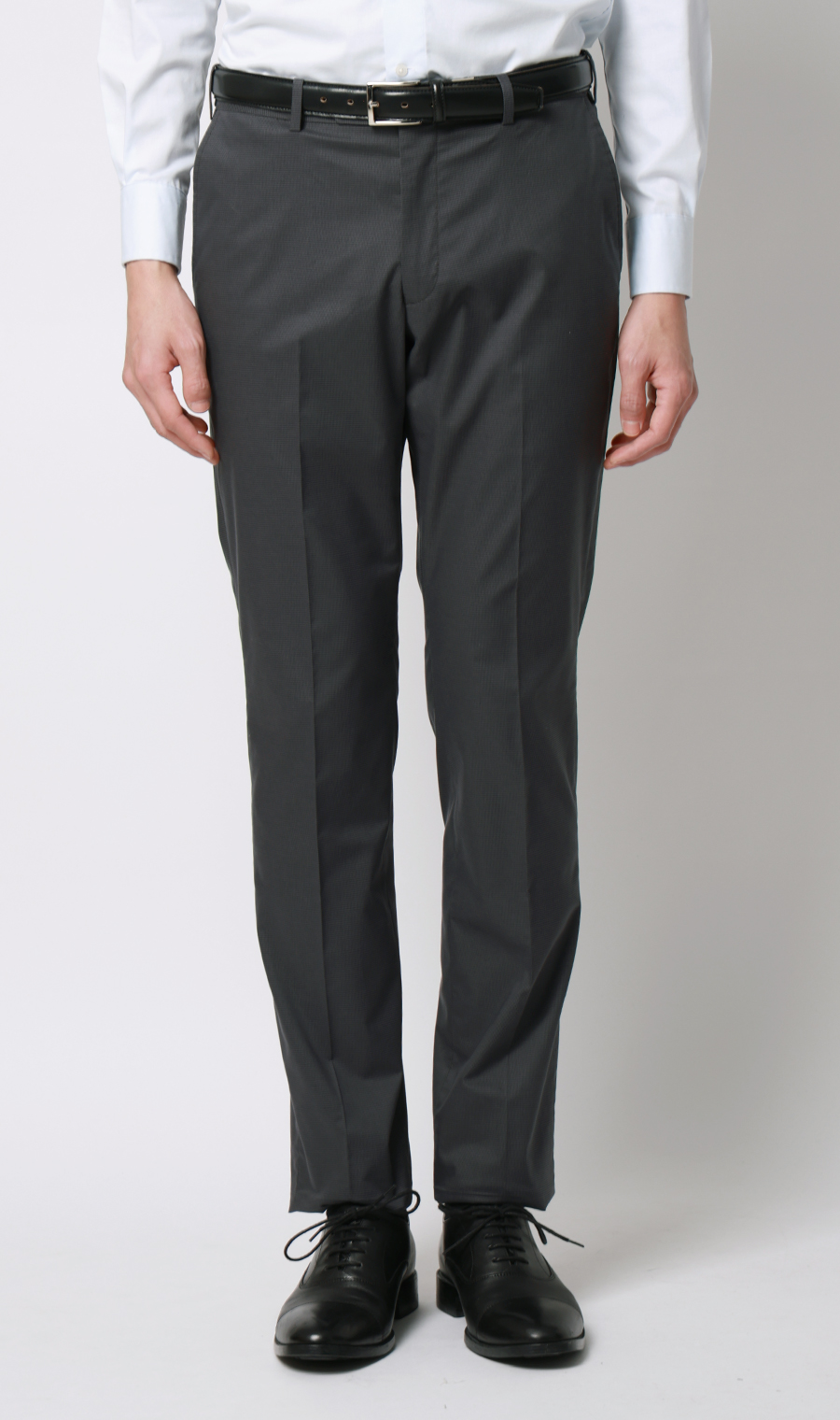 スタイリッシュスラックス【ノータック】【COOLMOTION】 チャコール S