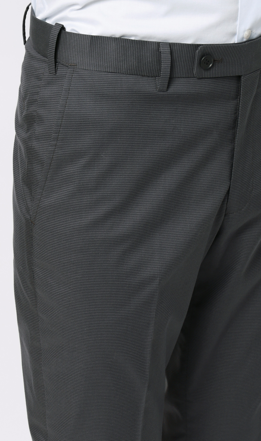 スタイリッシュスラックス【ノータック】【COOLMOTION】 チャコール S