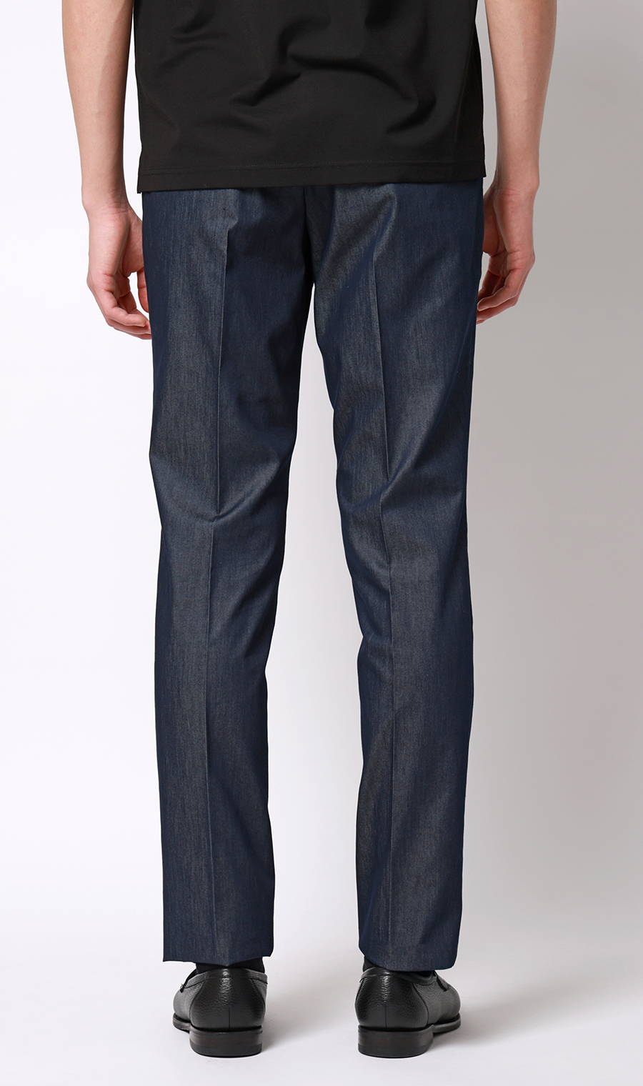 スタイリッシュスラックス【ノータック】【COOLMOTION】 ネイビー M