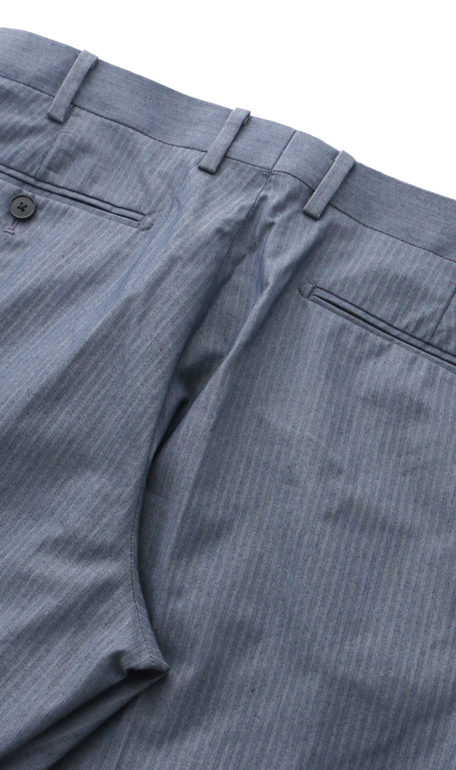 スタイリッシュスラックス【ノータック】【COOLMOTION】 ブルー M