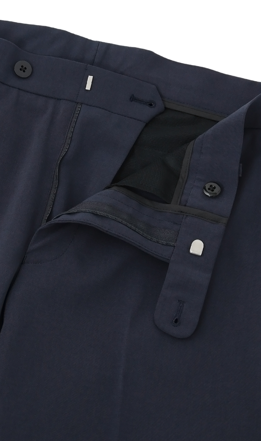 スタイリッシュスラックス【ノータック】【#すごスラ】【全方向ストレッチ】 ネイビー 73cm