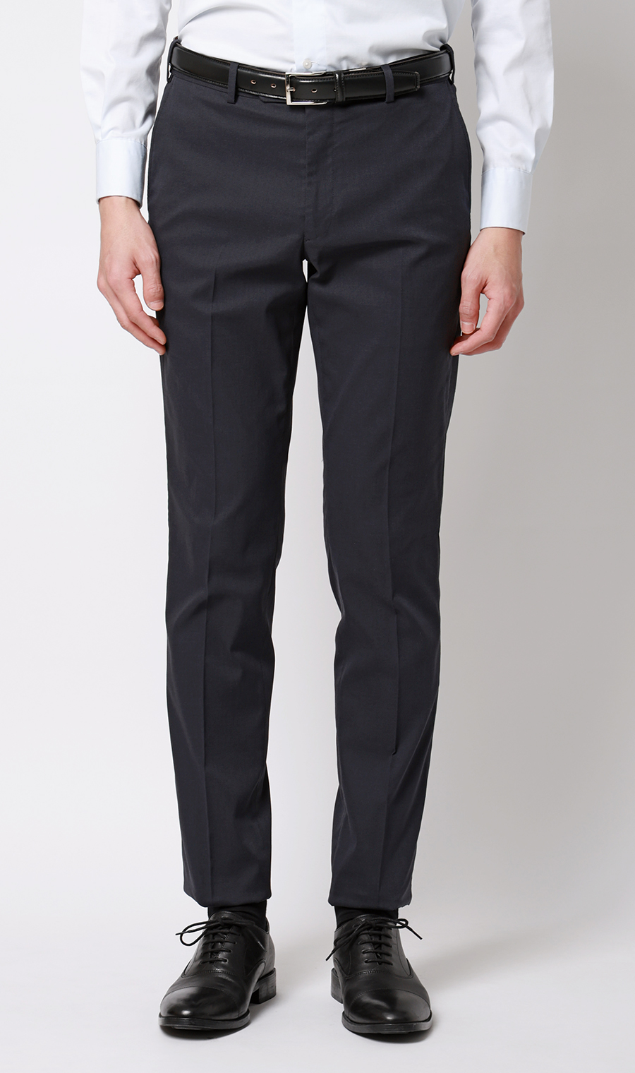 スタイリッシュスラックス【ノータック】【COOLMOTION】 ネイビー S