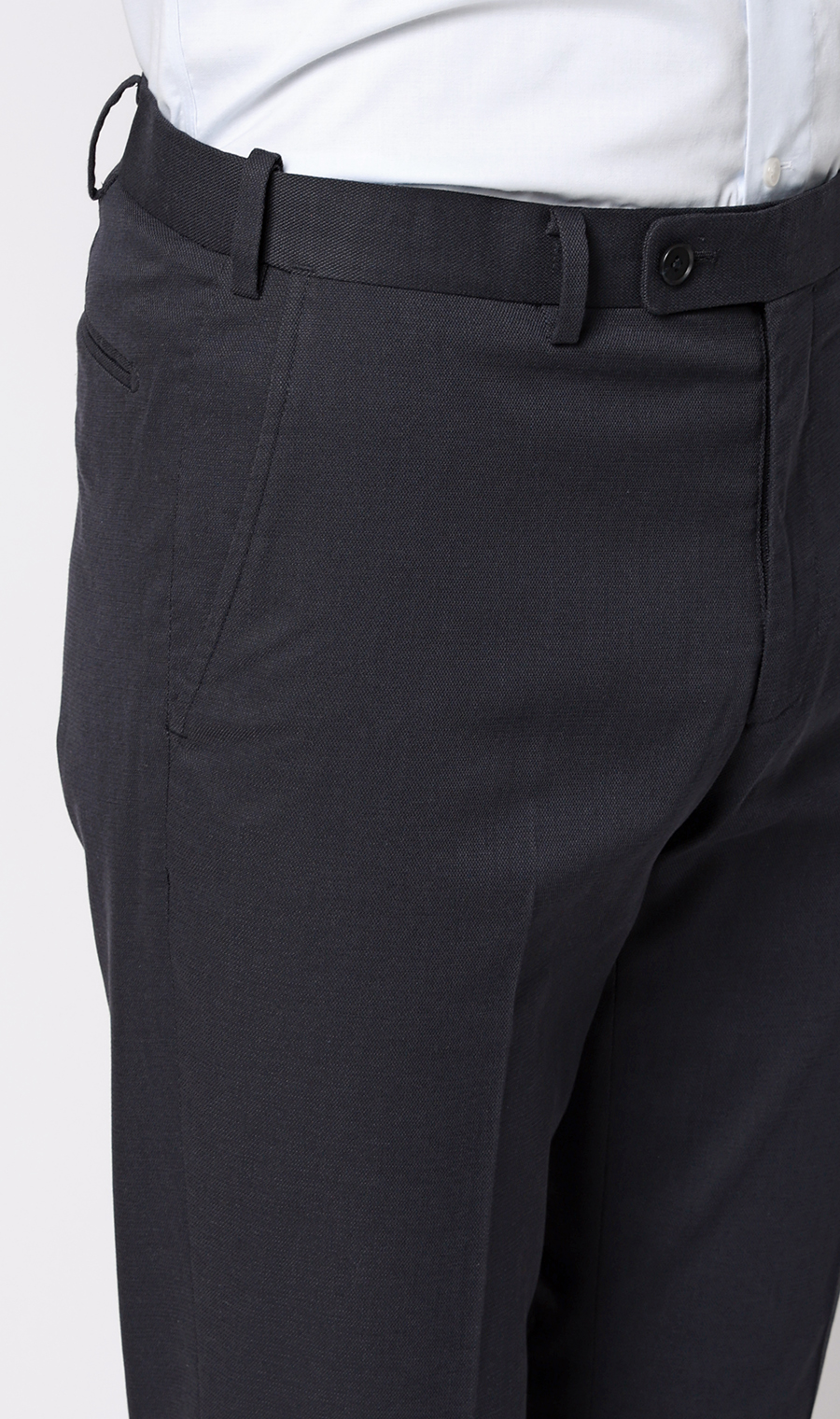 スタイリッシュスラックス【ノータック】【COOLMOTION】 ネイビー S