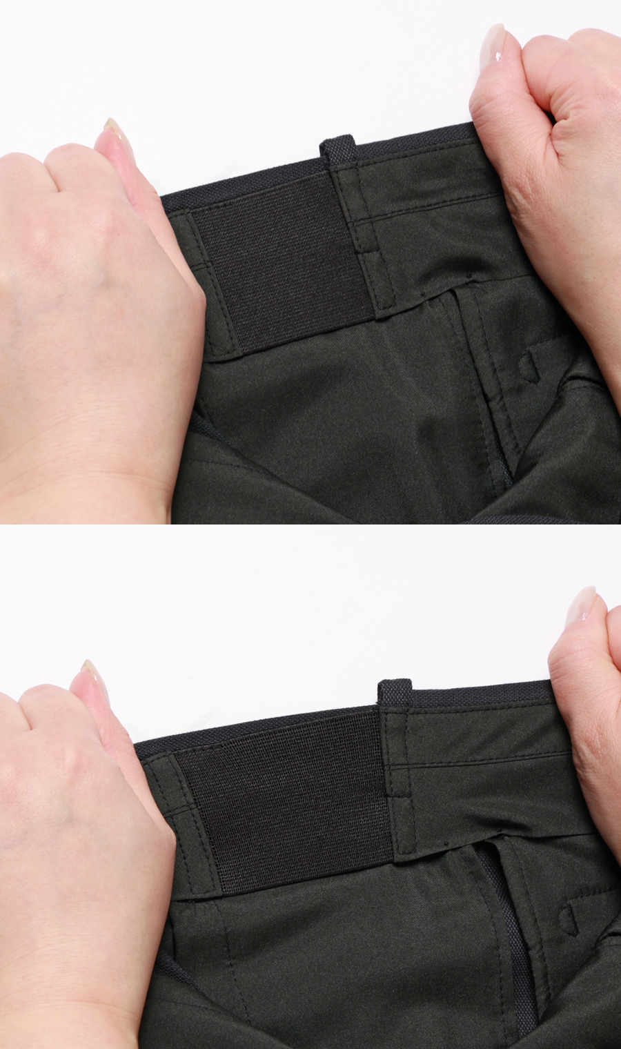 スタイリッシュスラックス【ノータック】【COOLMOTION】 ネイビー S