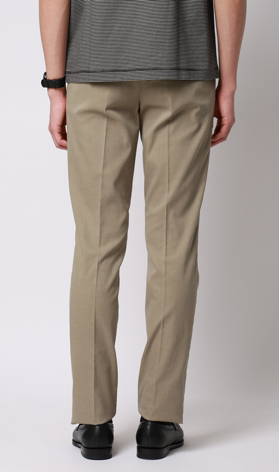 スタイリッシュスラックス【ノータック】【COOLMOTION】 ベージュ S