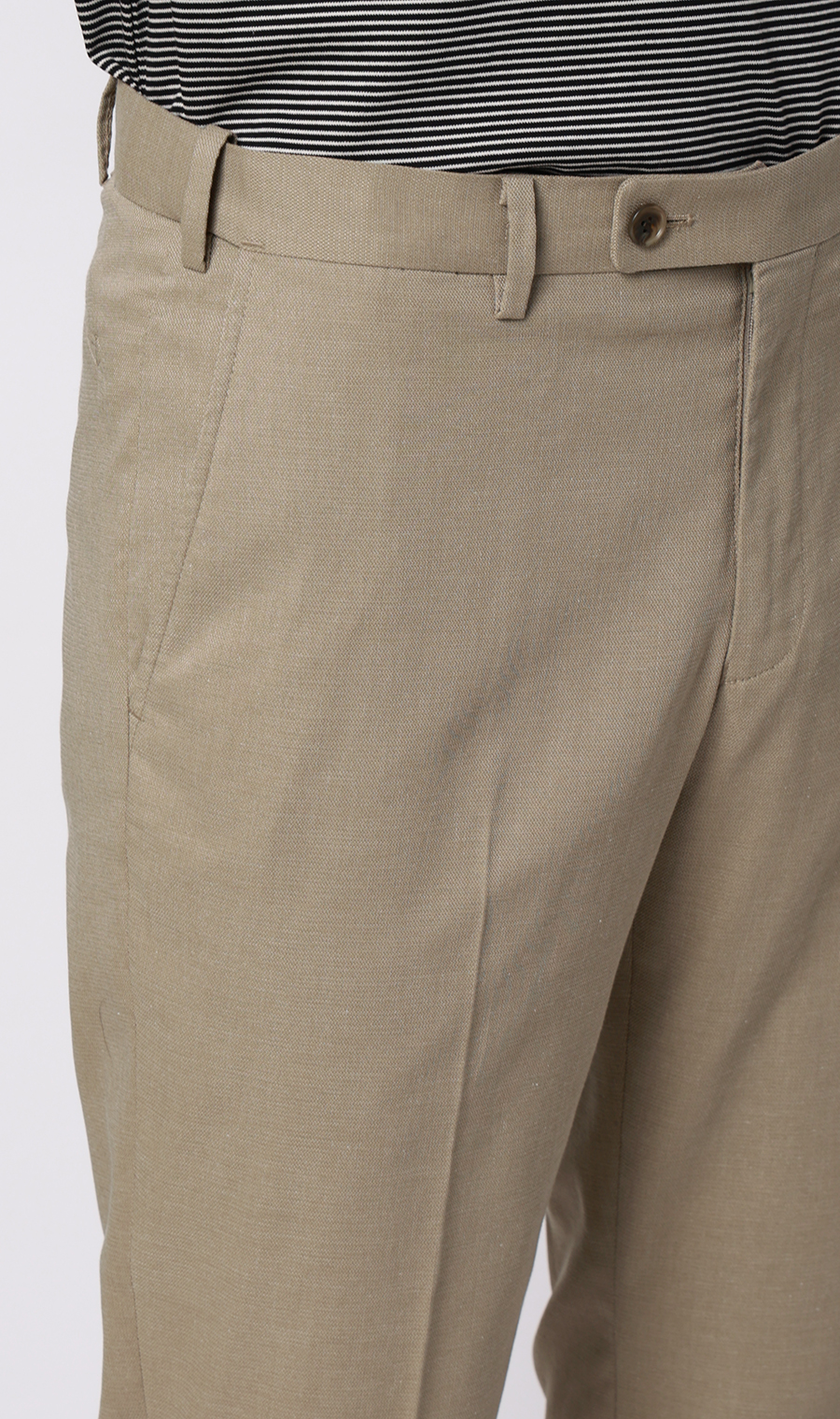 スタイリッシュスラックス【ノータック】【COOLMOTION】 ベージュ S