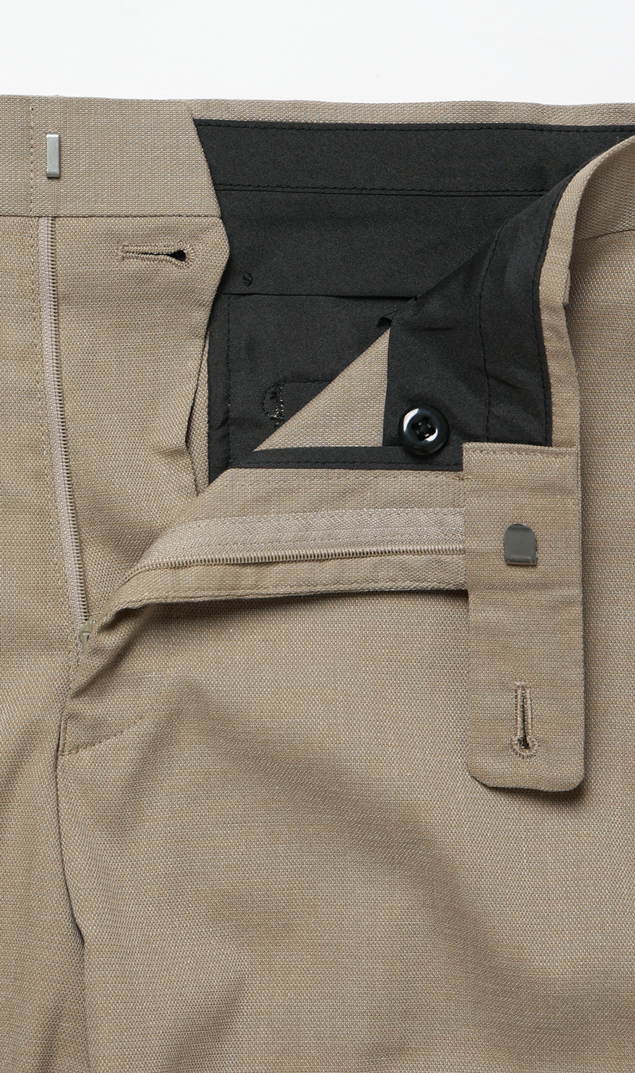 スタイリッシュスラックス【ノータック】【COOLMOTION】 ベージュ S