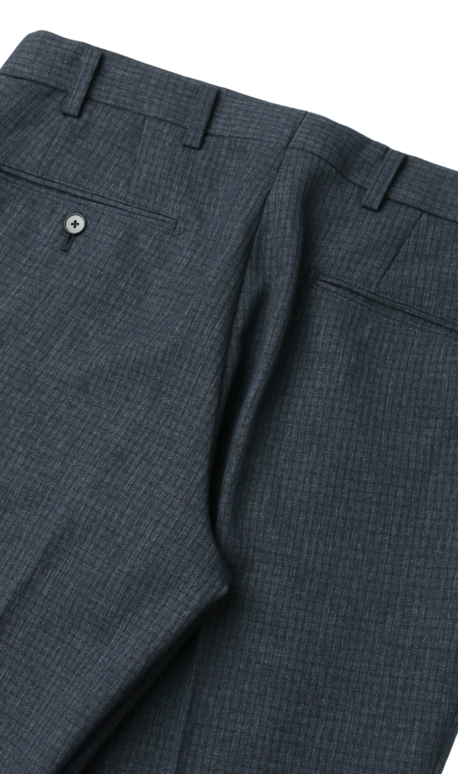 スタイリッシュスラックス【ノータック】【Plastics Smart】 ネイビー 85cm