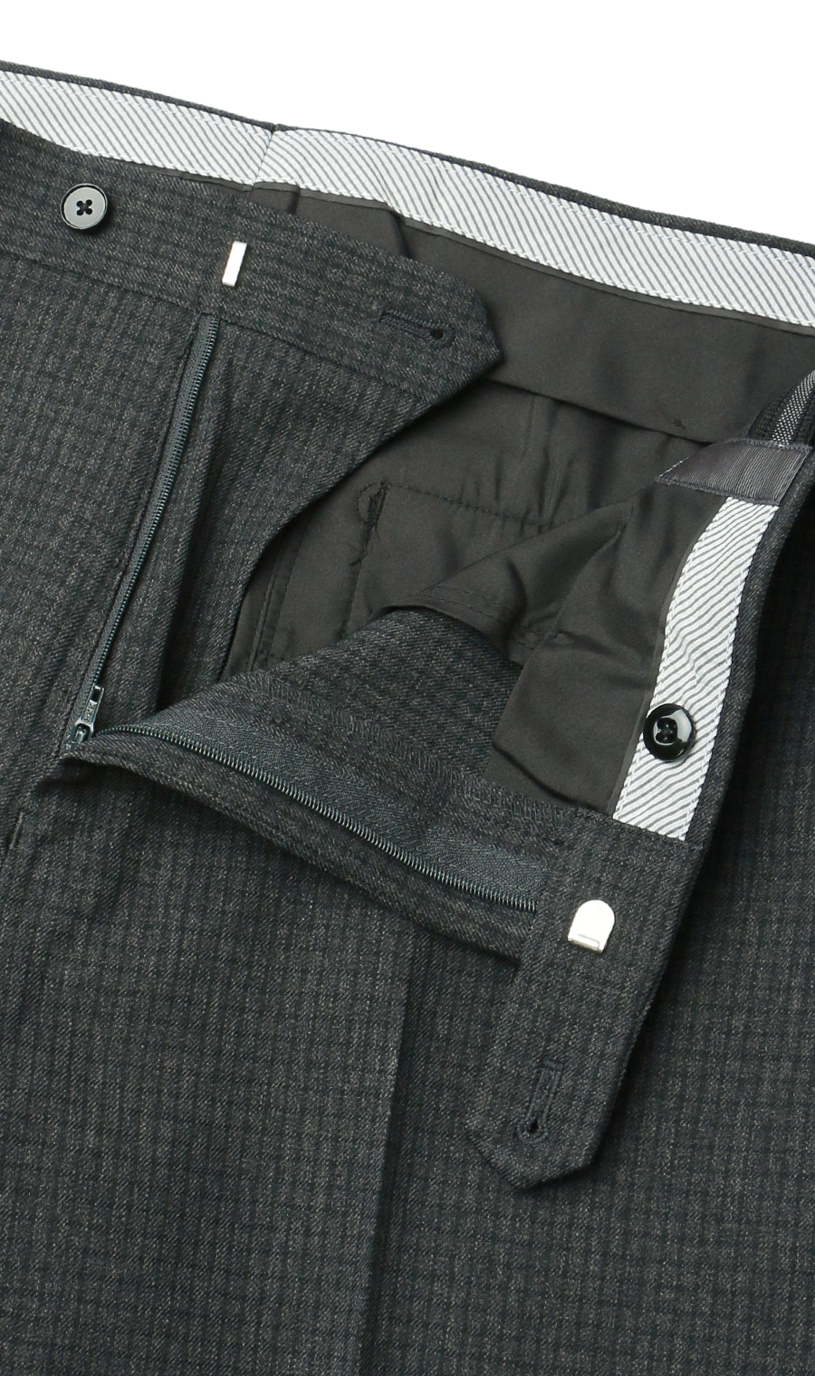 スタイリッシュスラックス【ノータック】【Plastics Smart】 グレー 76cm