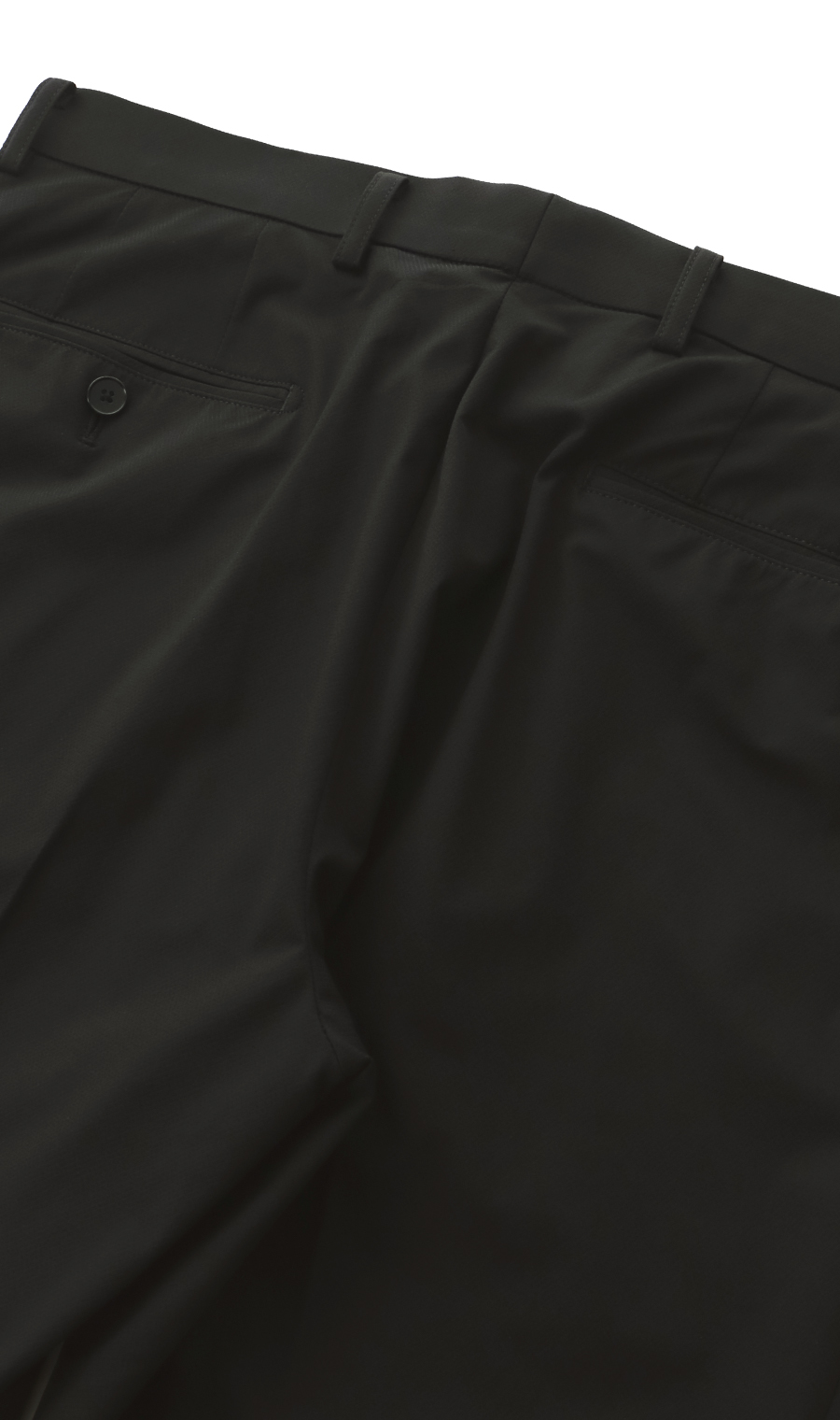 スタイリッシュスラックス【ノータック】【清涼】【Plastics Smart】 ブラック 76cm
