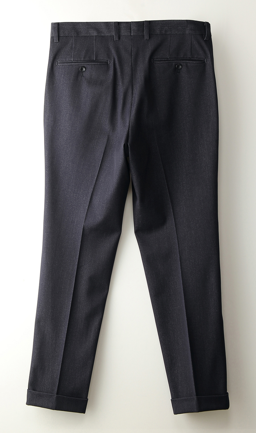 アウトタックテーパードパンツ《裾上げ済み》 ネイビー S