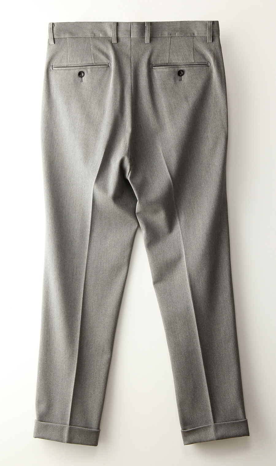 アウトタックテーパードパンツ《裾上げ済み》 グレー S