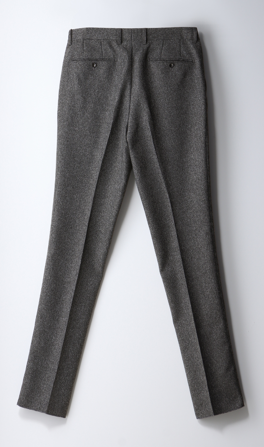 ワンタックテーパードパンツ《セットアップ着用可》 グレー 3L