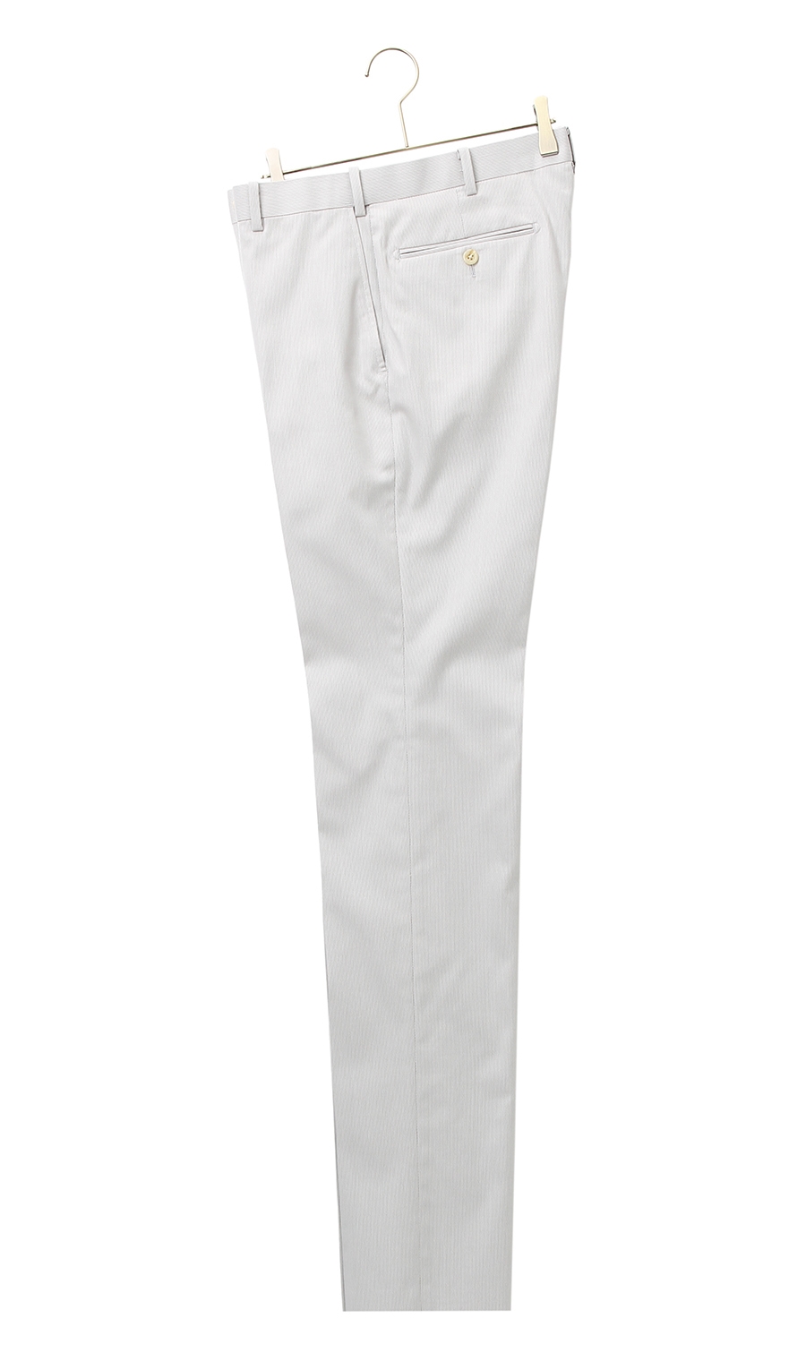 【訳アリ商品】スタイリッシュスラックス【ノータック】 ライトグレー 76cm