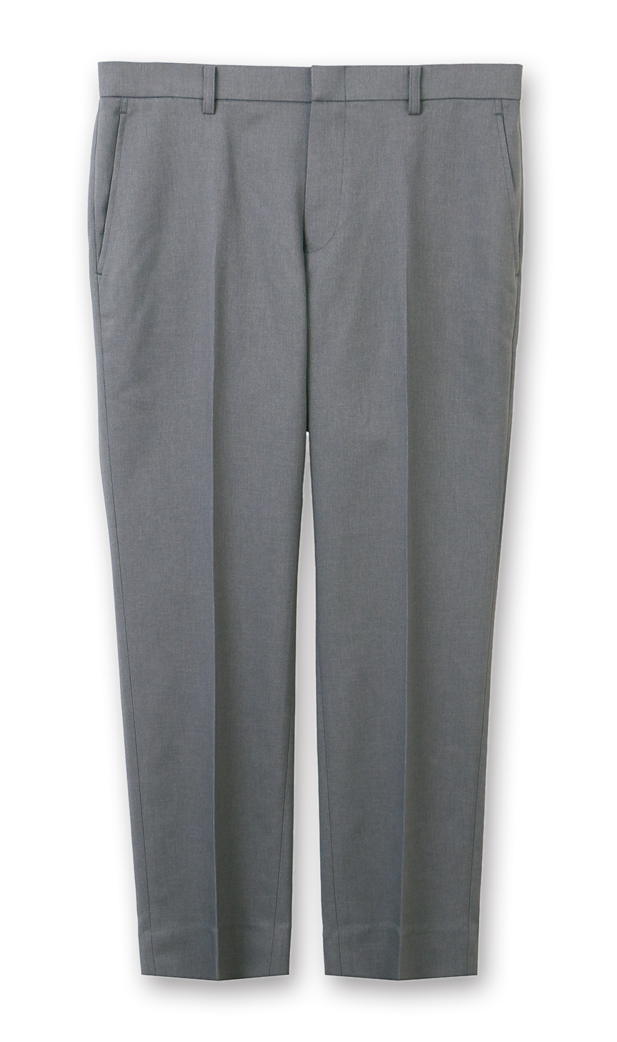 スタイリッシュスラックス【ノータック】【裾上げ済み】 グレー 73cm