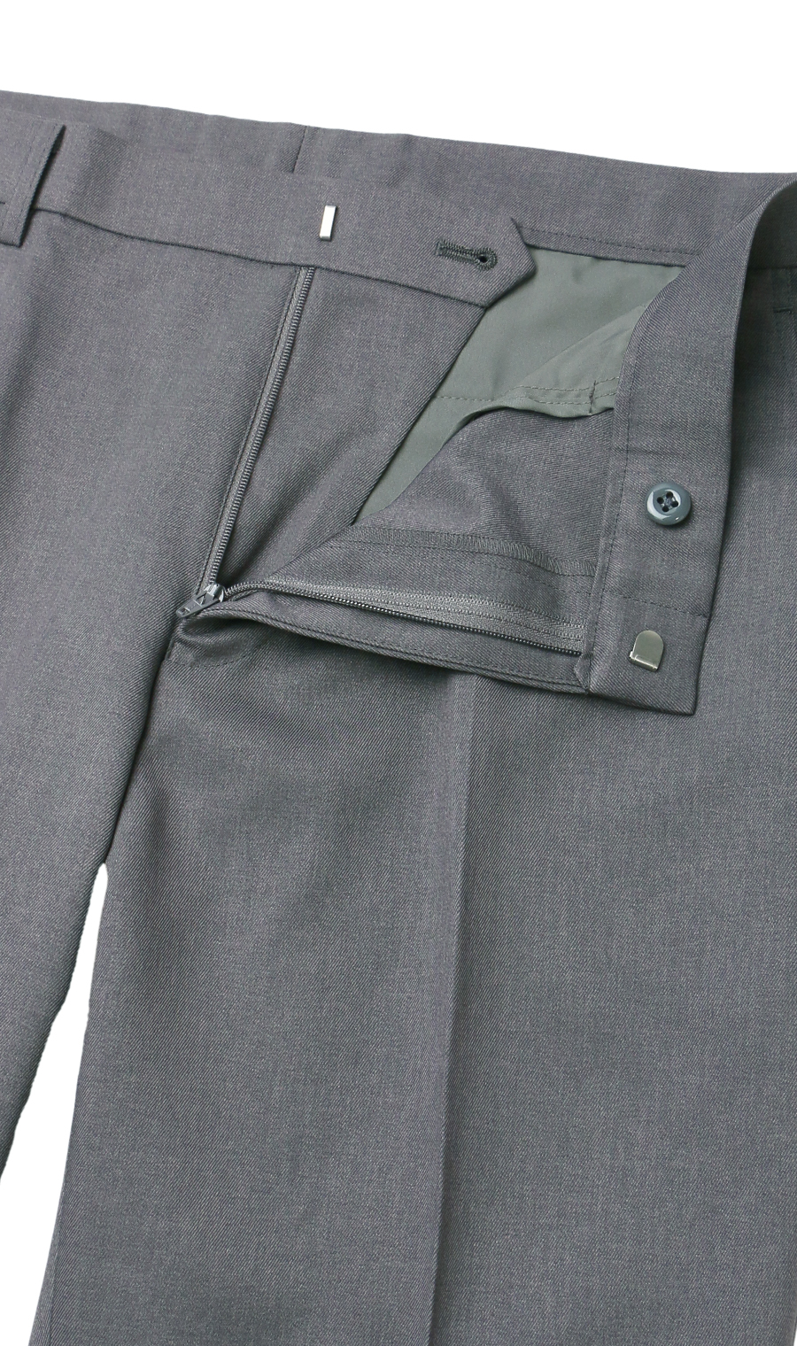 スタイリッシュスラックス【ノータック】【裾上げ済み】 グレー 73cm