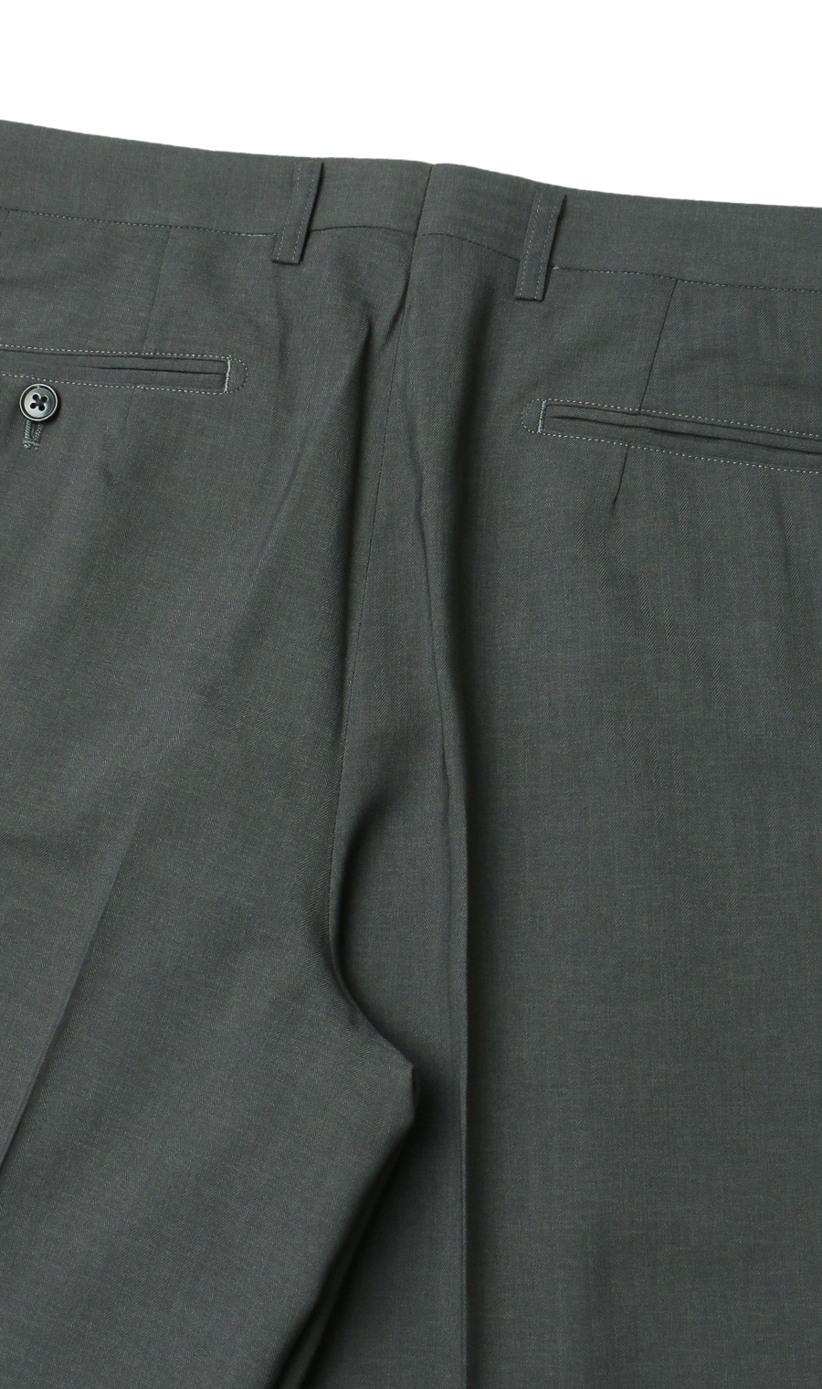 スタンダードスラックス【ツータック】 チャコール 82cm