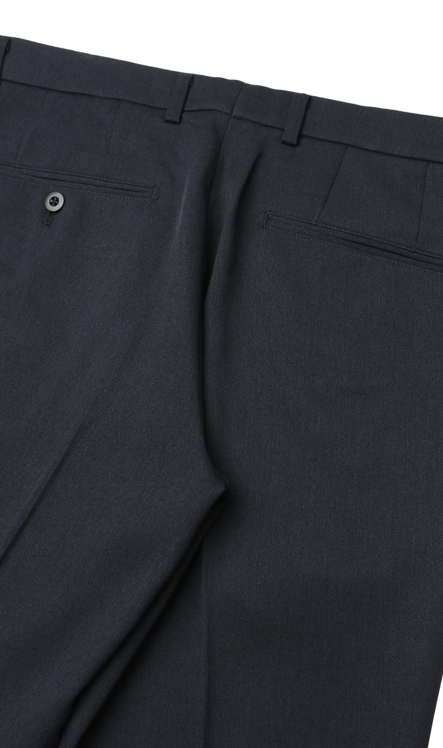 スタイリッシュスラックス【ノータック】【裾上げ済み】 ネイビー 73cm