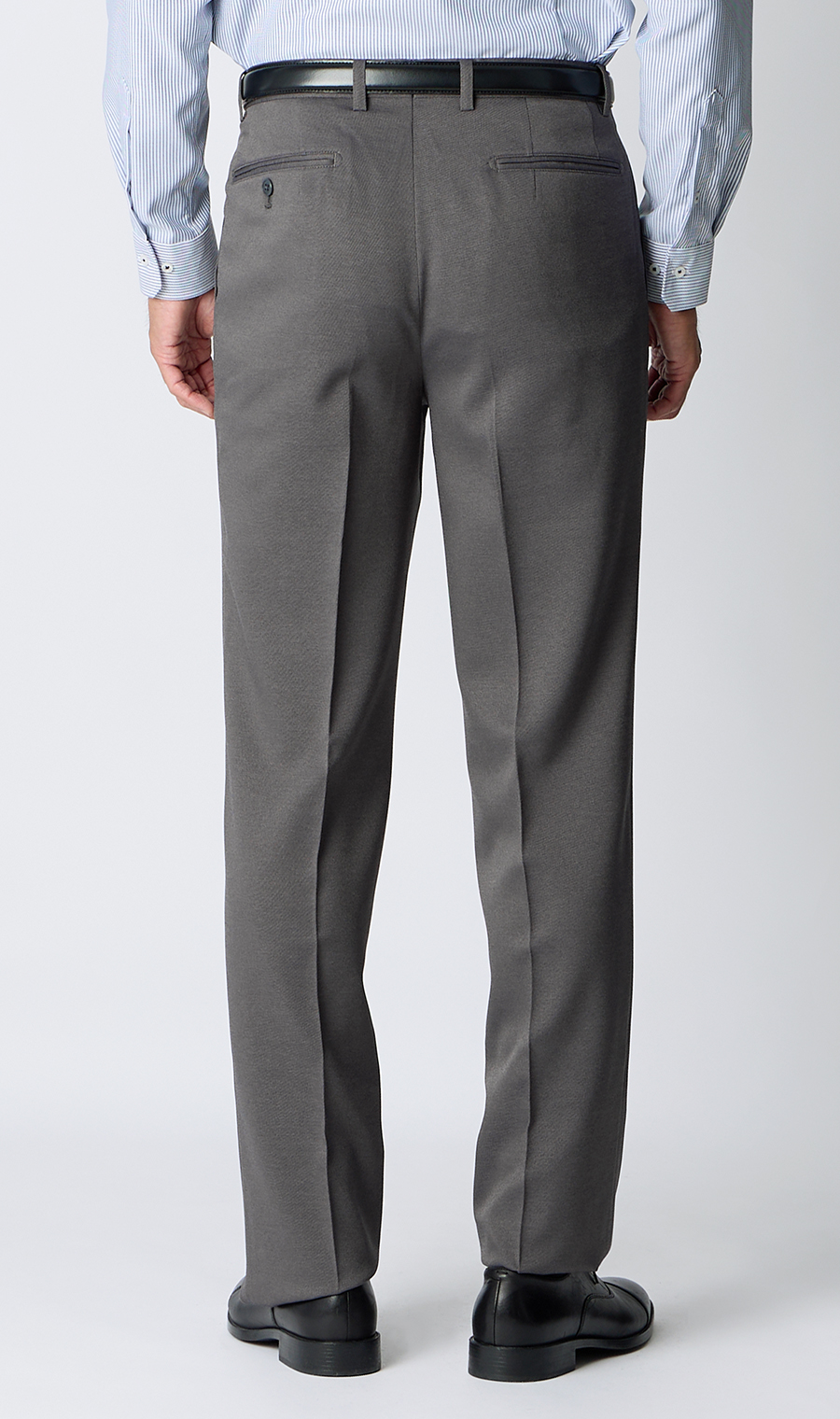 スタンダードスラックス【ツータック】 グレー 79cm