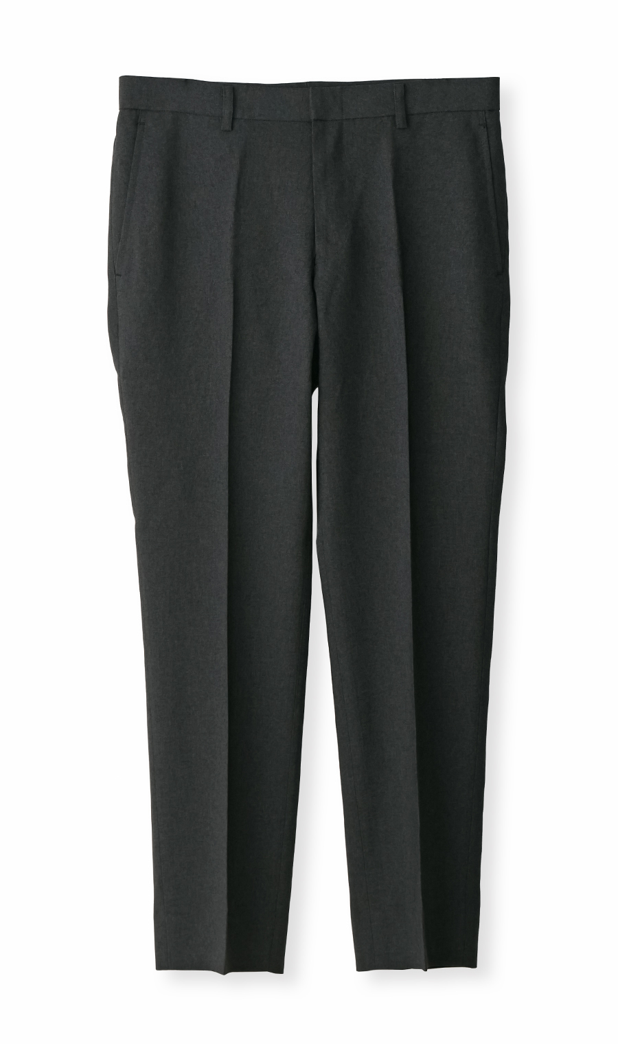 スタイリッシュスラックス【ノータック】【Plastics Smart】【裾上げ済み】 グレー 79cm