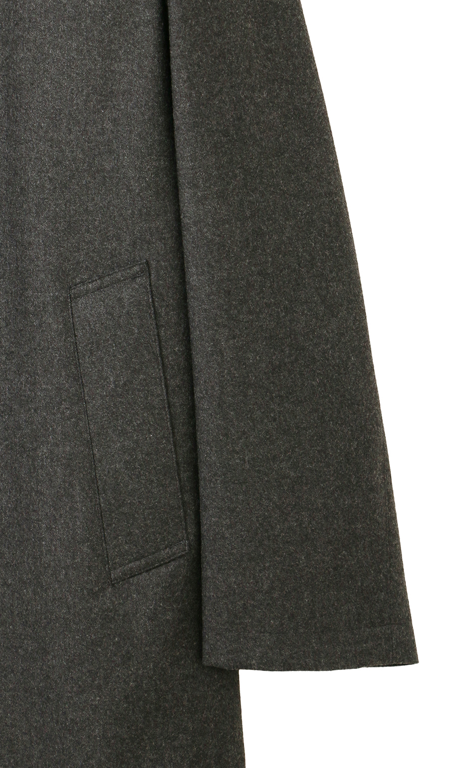 ステンカラーコート【Loro Piana】 グレー M