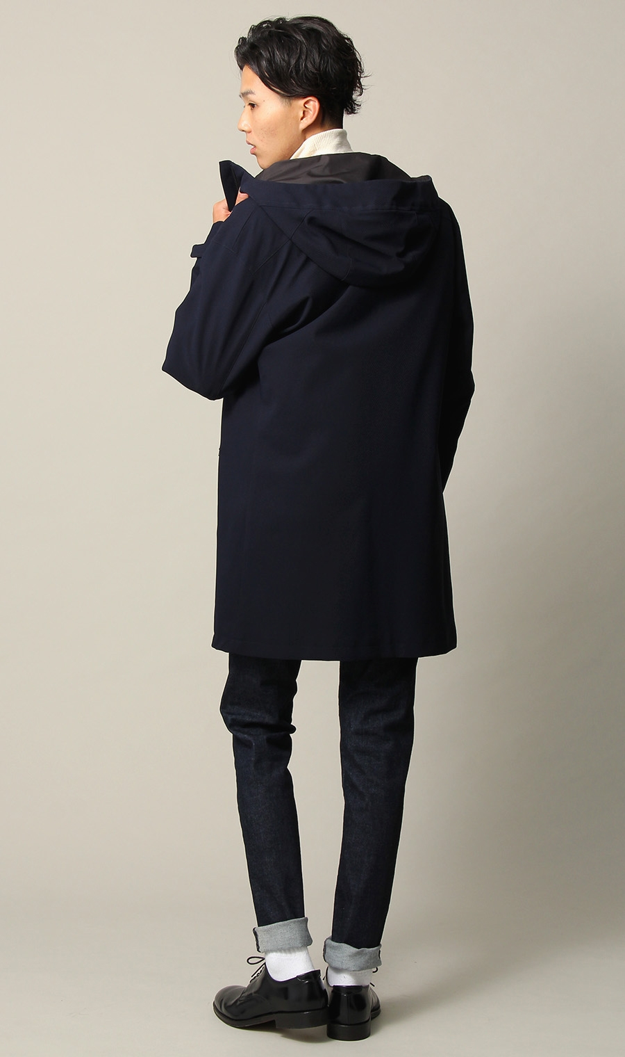 スタイリッシュフードコート《3WAY》《CONTROLα》 ネイビー S